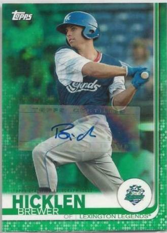 Brewer Hicklen [Autograph Green] #178