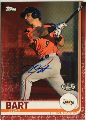 Joey Bart [Autograph Red] #9