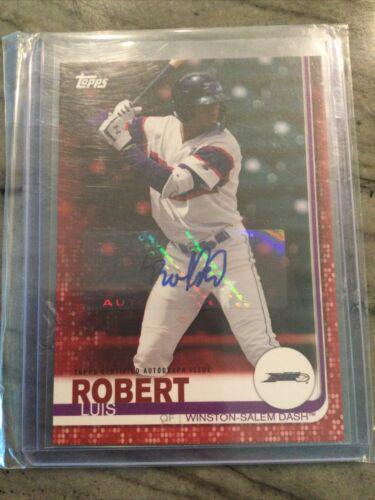 Luis Robert [Autograph Red] #102