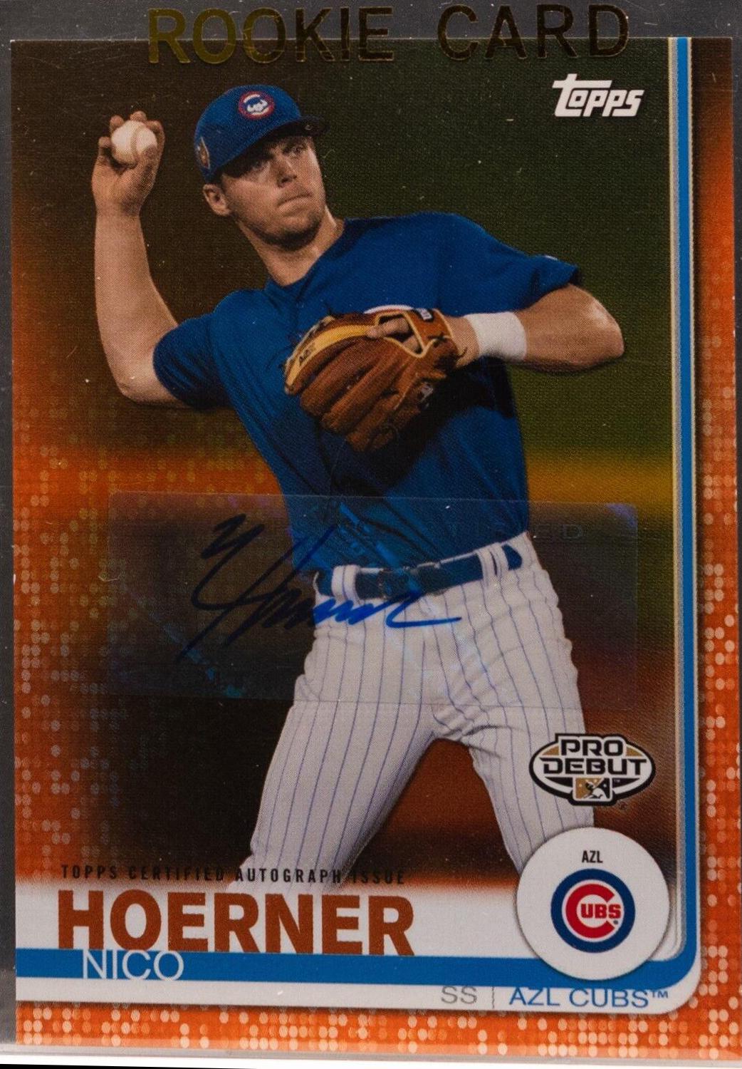 Nico Hoerner [Autograph Orange] #184