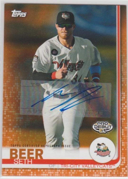 Seth Beer [Autograph Orange] #117