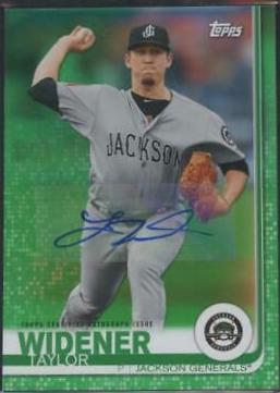 Taylor Widener [Autograph Green] #101