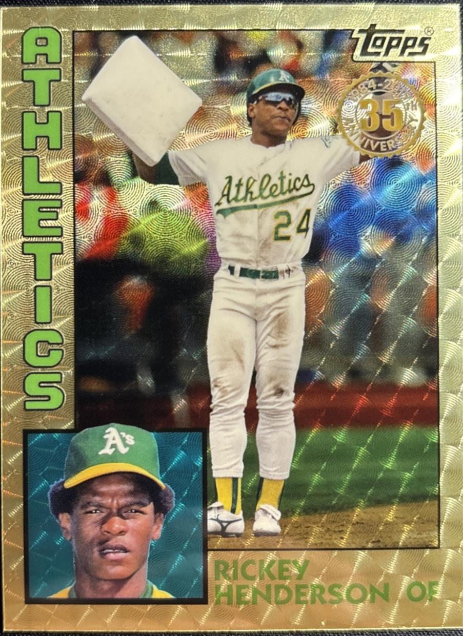 Rickey Henderson [SuperFractor] #T84-22