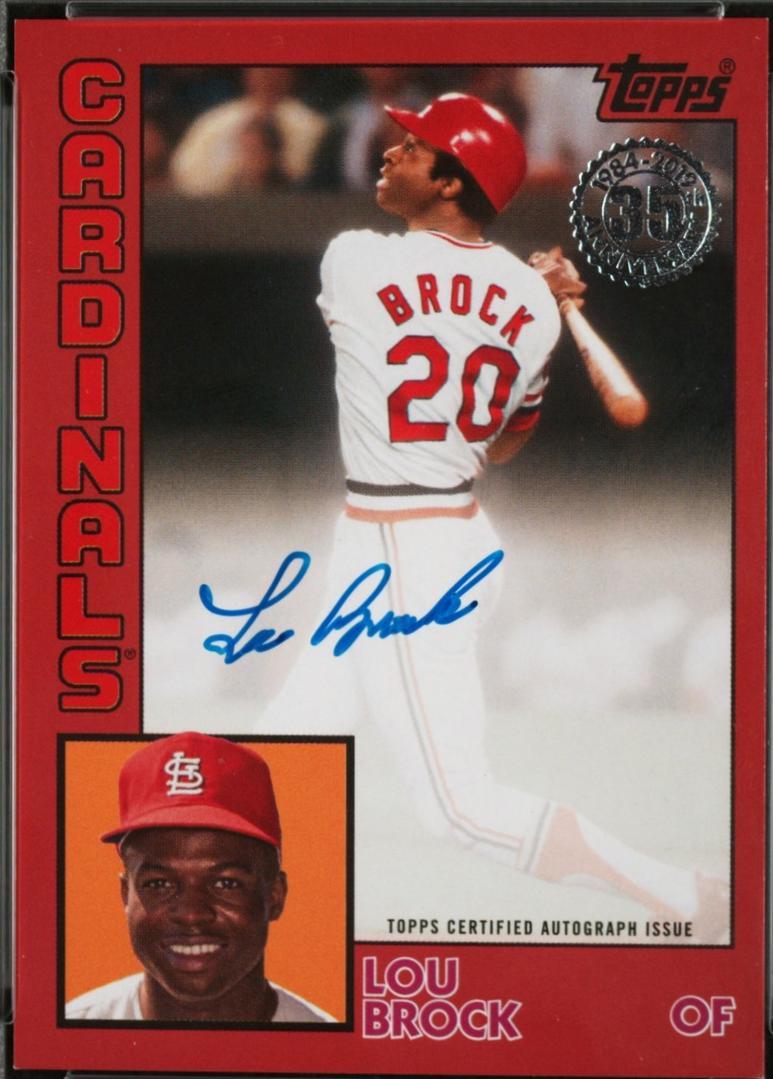 Lou Brock [Red] #LBR