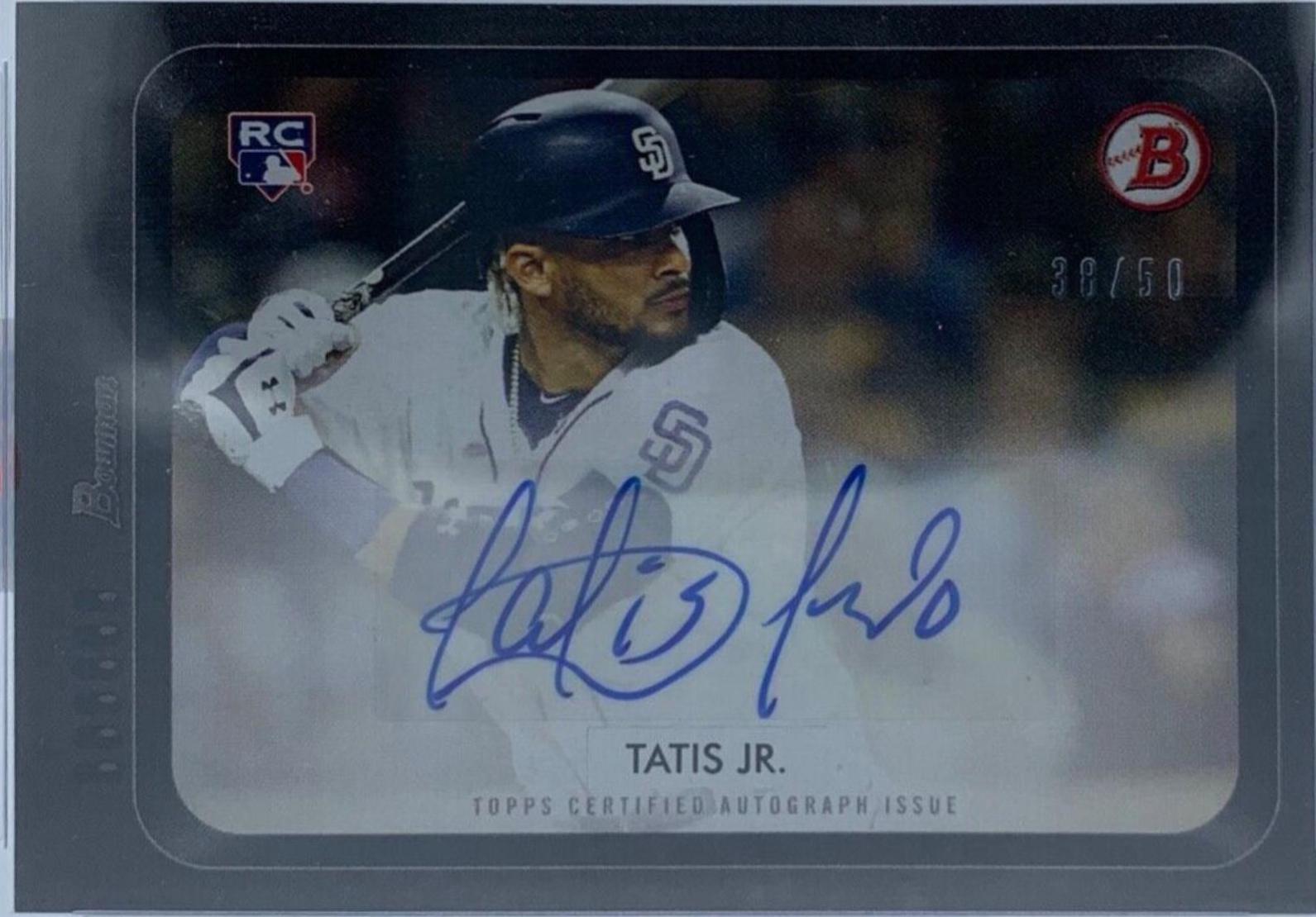 Fernando Tatis Jr. [Autograph '89 Bowman TV] #3A-A