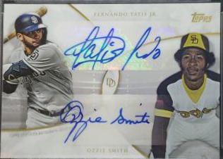 Fernando Tatis Jr., Ozzie Smith [Autograph] #2-A