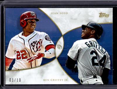 Juan Soto, Ken Griffey Jr. [Blue] #12B