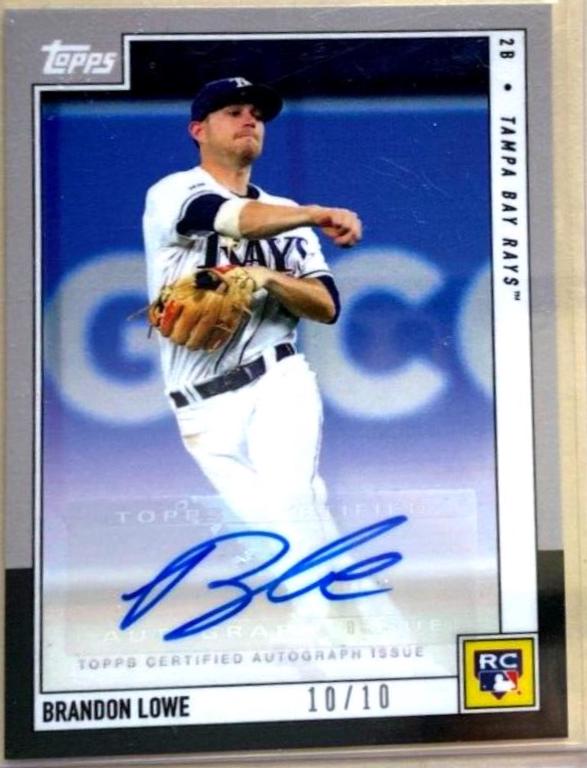 Brandon Lowe [Autograph Silver] #17B-A