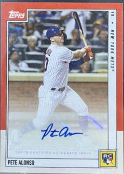 Pete Alonso [Autograph] #1-A