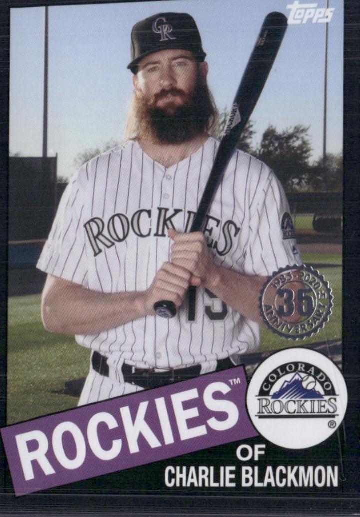 Charlie Blackmon [Black] #85TB-17