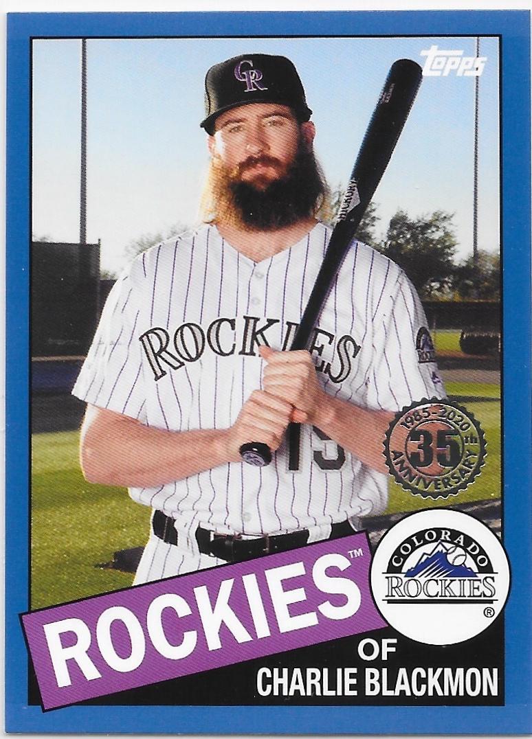 Charlie Blackmon [Blue] #85TB-17