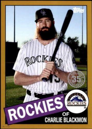 Charlie Blackmon [Gold] #85TB-17
