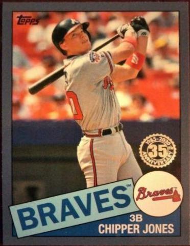 Chipper Jones [Blue] #85-7
