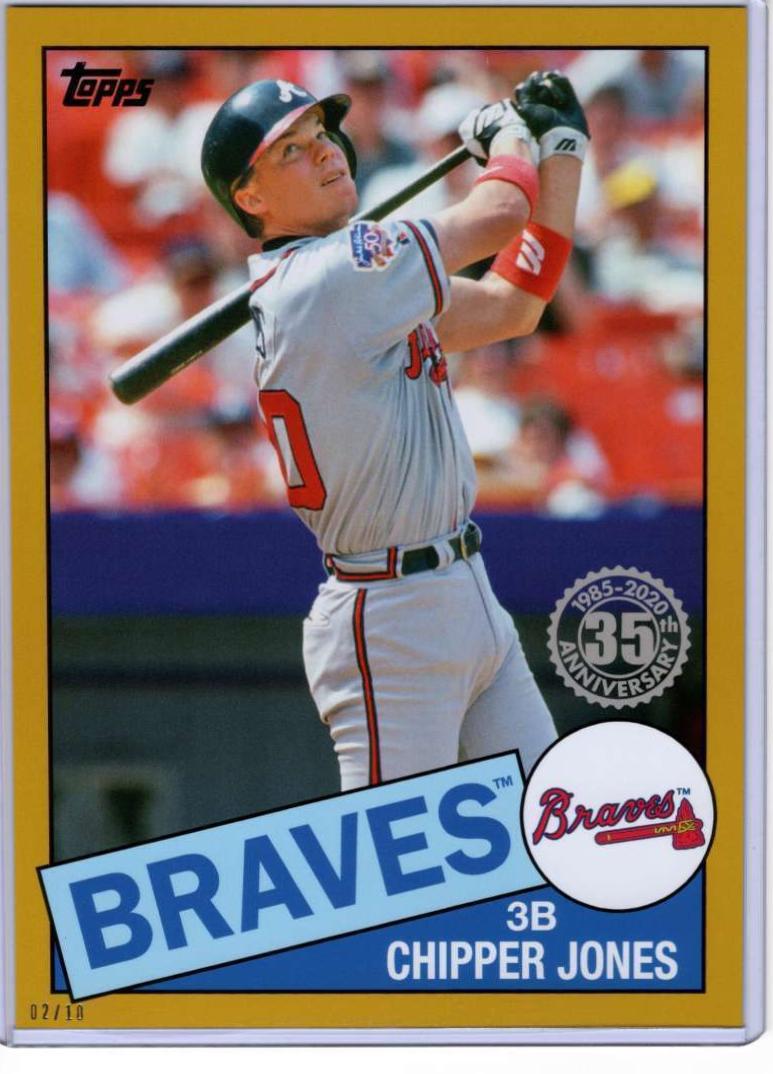 Chipper Jones [Gold] #85-7