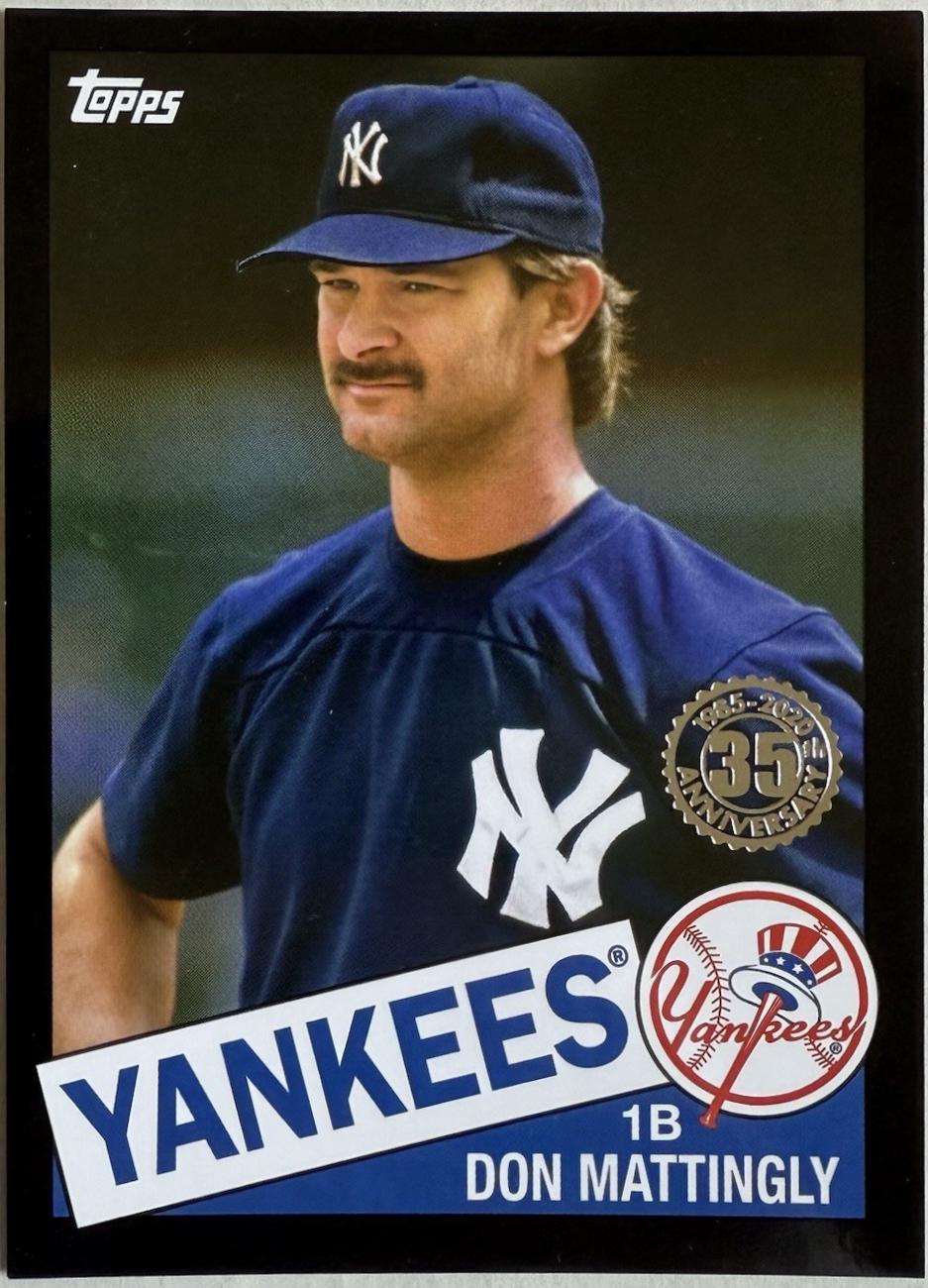 Don Mattingly [Black] #85-70