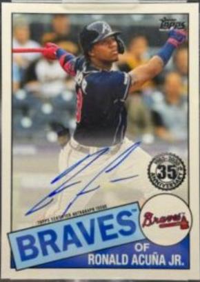 Ronald Acuna Jr. [Black] #85A-RAC