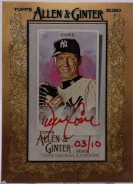 David Cone [X Gold Ink] #MA-DC