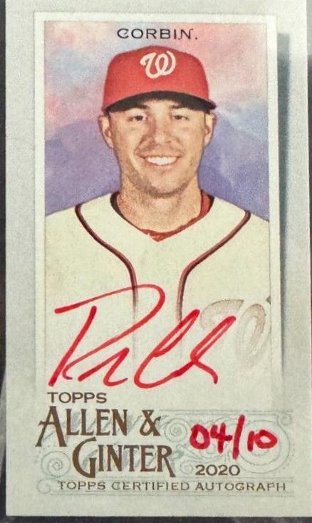 Patrick Corbin [X Black Frame] #MA-PC