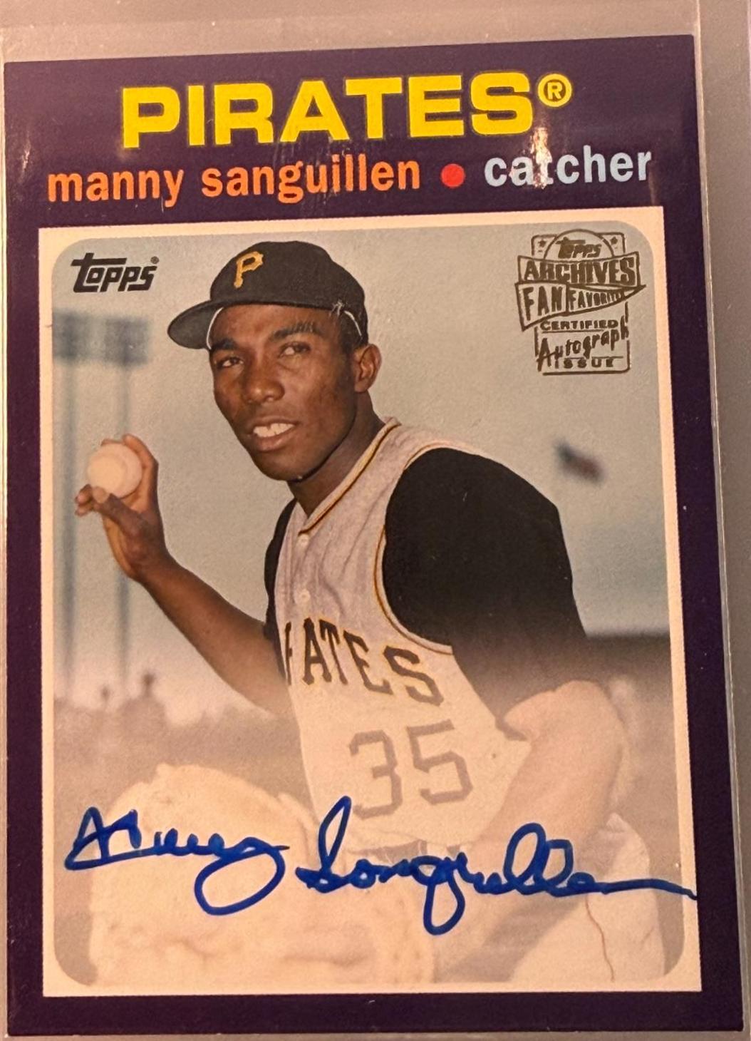Manny Sanguillen [Purple] #FFA-MS