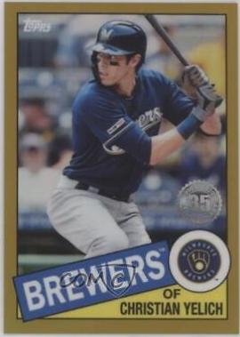 Christian Yelich [Gold Refractor] #85TC-15