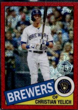 Christian Yelich [Red Refractor] #85TC-15