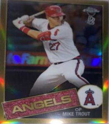Mike Trout [Gold Refractor] #85TC-1