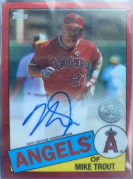 Mike Trout [Red Refractor] #85TCA-MT
