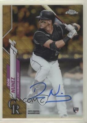 Dom Nunez [Gold Wave Refractor] #RA-DN