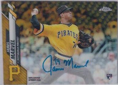 James Marvel [Gold Refractor] #RA-JMA
