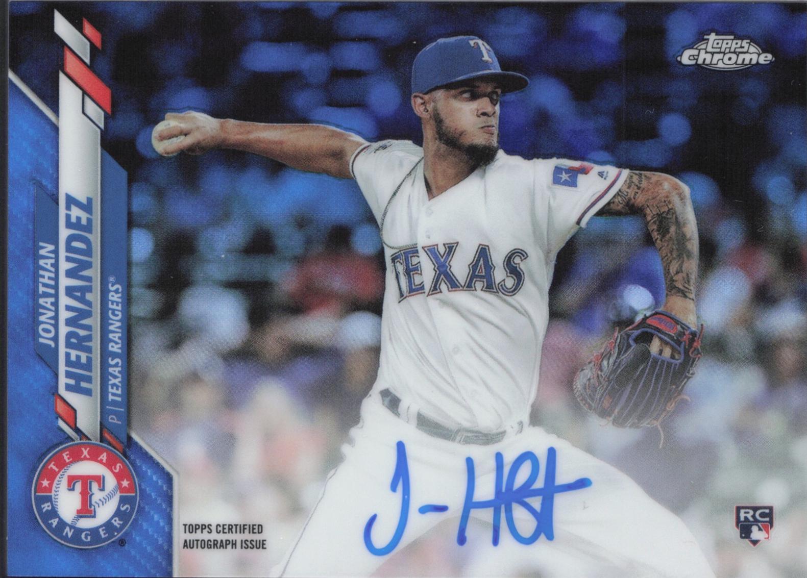 Jonathan Hernandez [Blue Refractor] #RA-JH