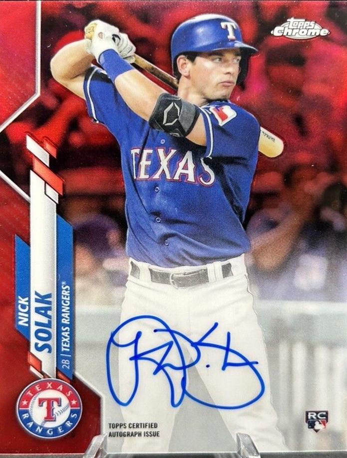 Nick Solak [Red Refractor] #RA-NS