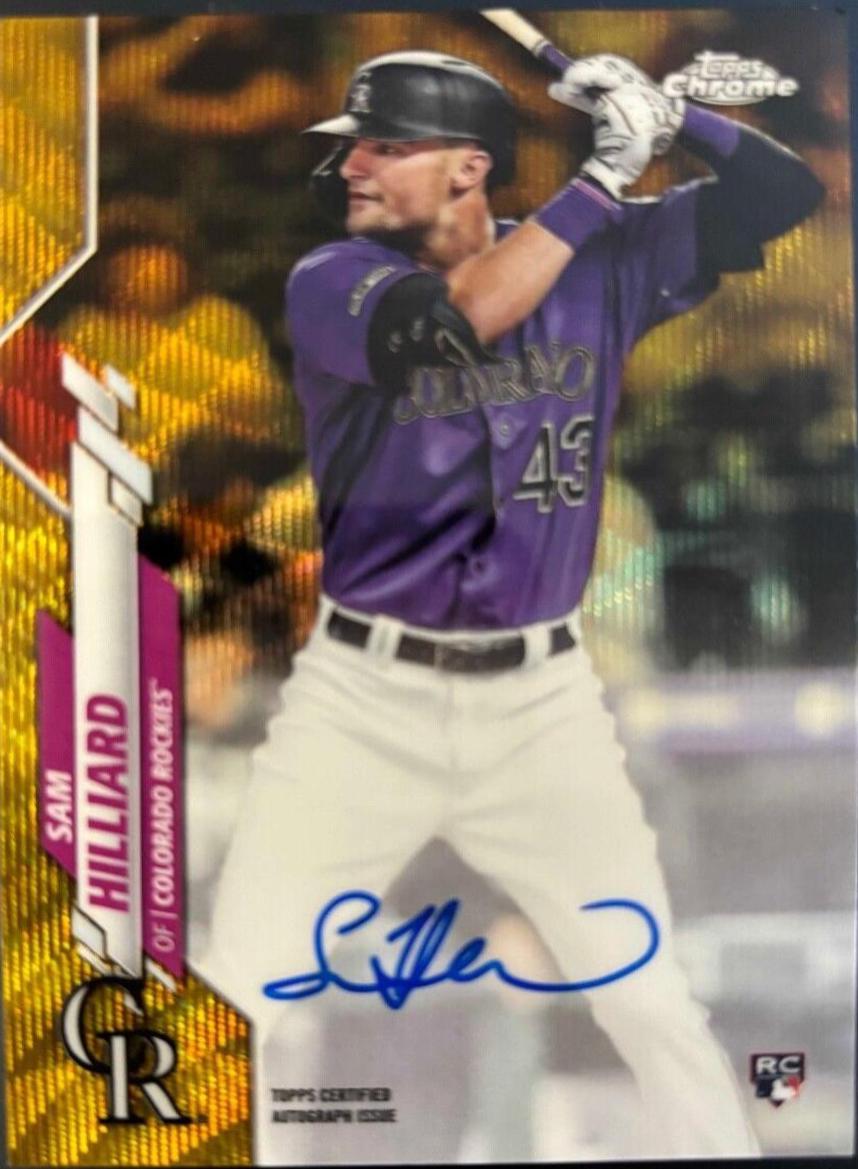 Sam Hilliard [Gold Wave Refractor] #RA-SH