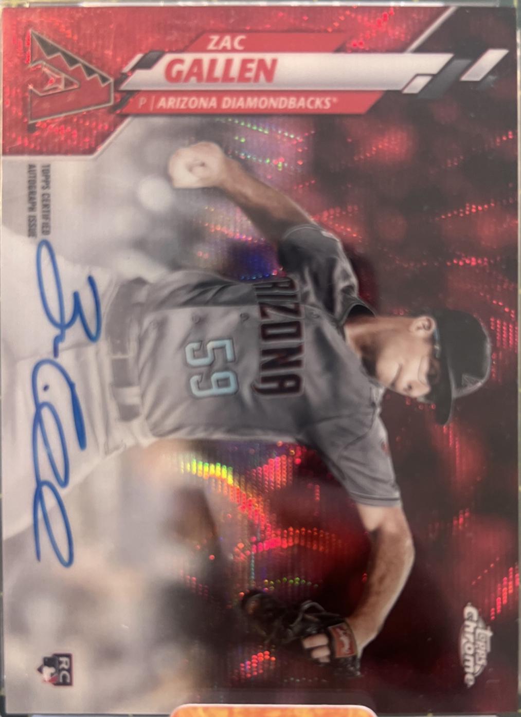 Zac Gallen [Red Refractor] #RA-ZG