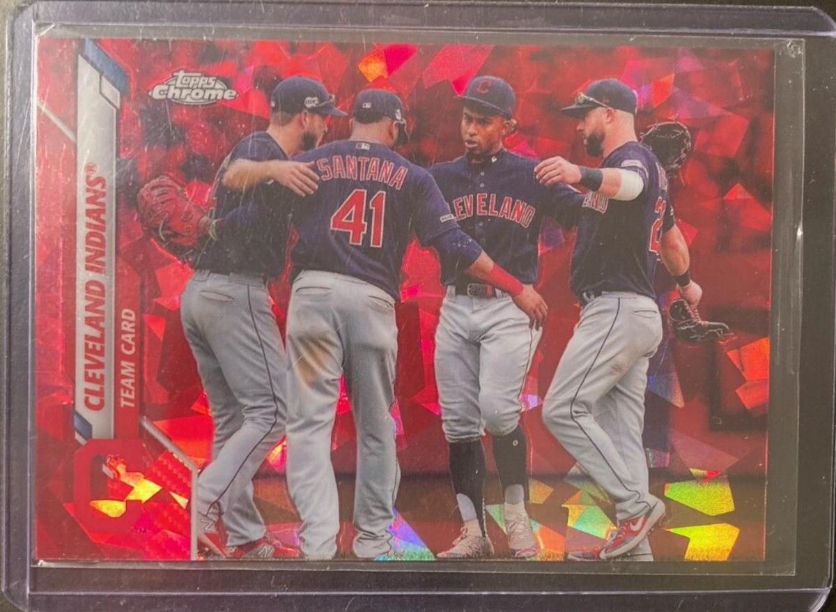 Cleveland Indians [Red Refractor] #65