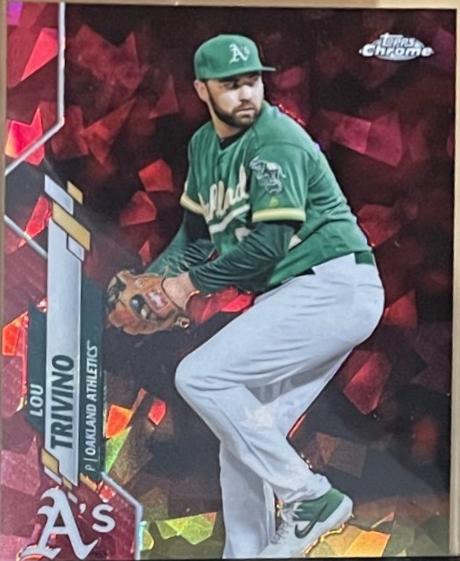 Lou Trivino [Red Refractor] #587