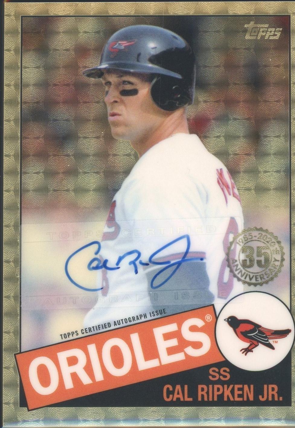 Cal Ripken Jr. [Autograph] #85C-4