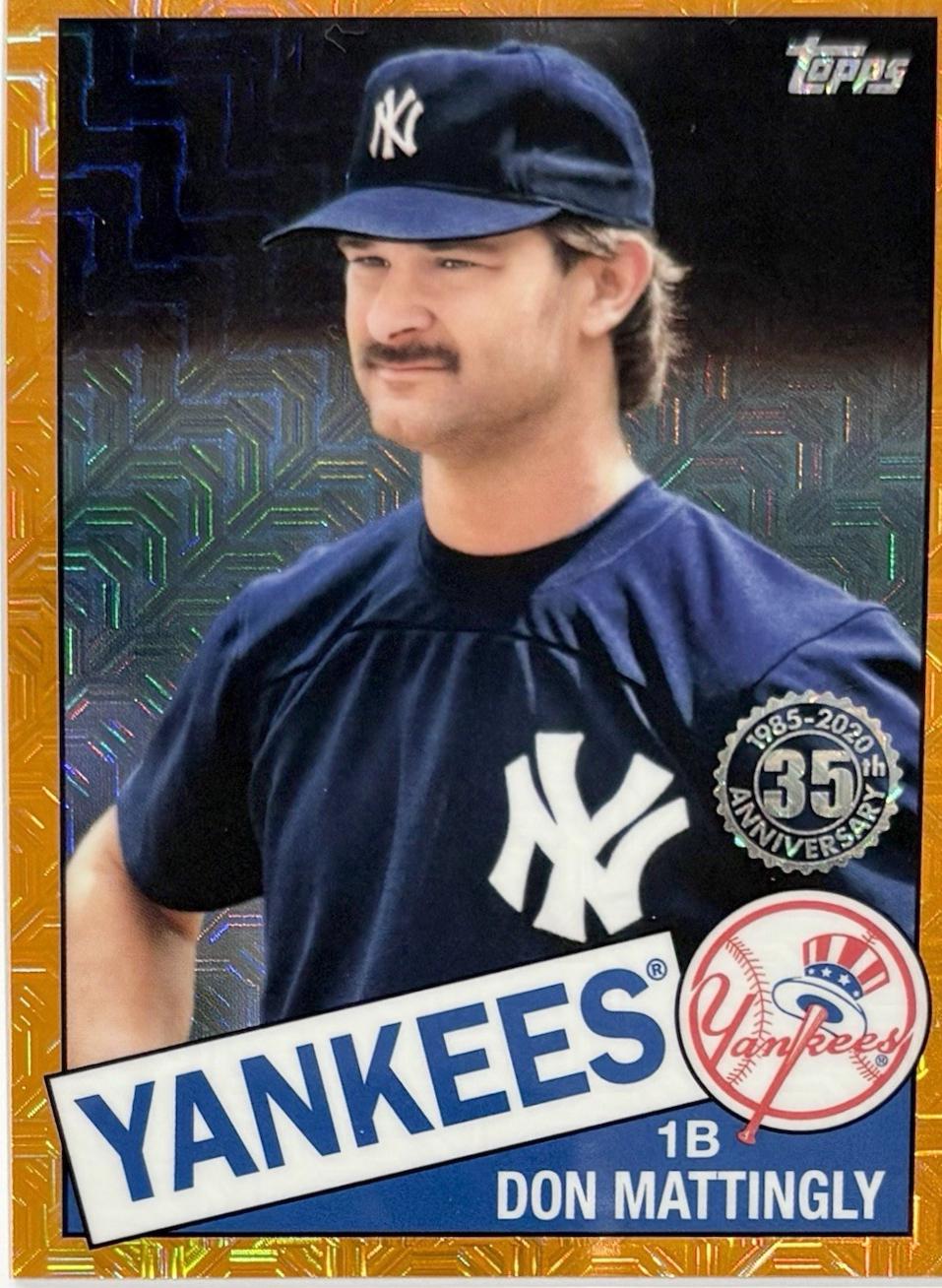 Don Mattingly [Orange Refractor] #85C-28