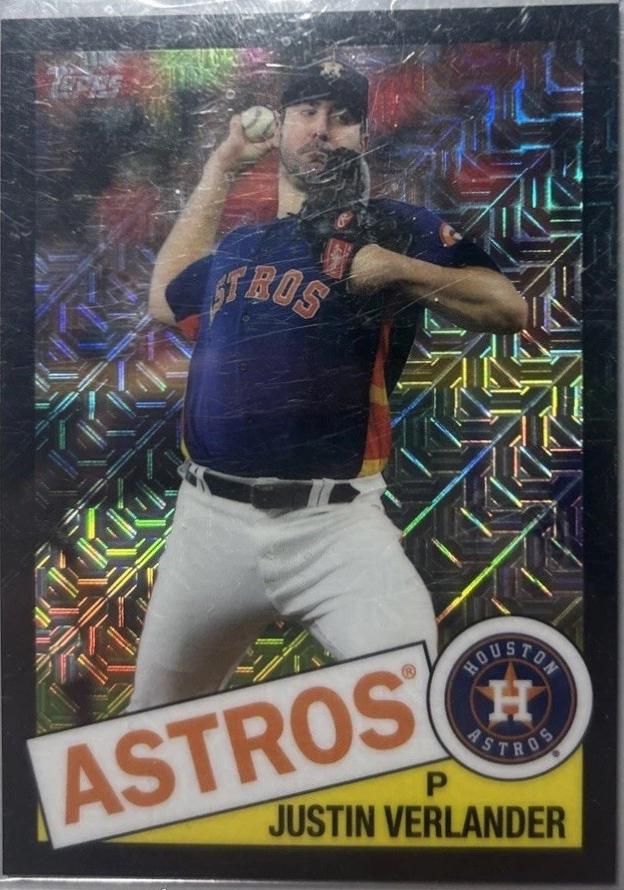 Justin Verlander [Black Refractor] #85TC-18