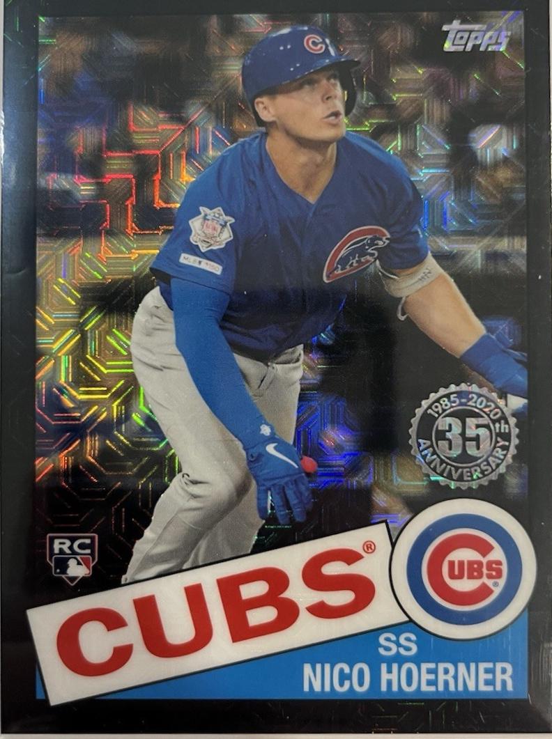 Nico Hoerner [Black Refractor] #85C-6