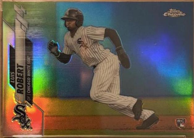 Luis Robert [Chrome Orange Refractor] #392