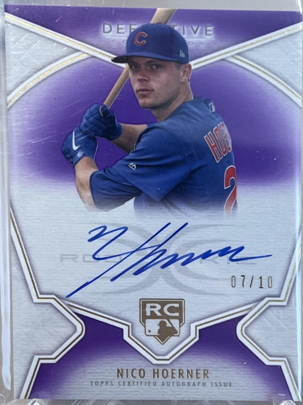 Nico Hoerner [Purple] #DRA-NH