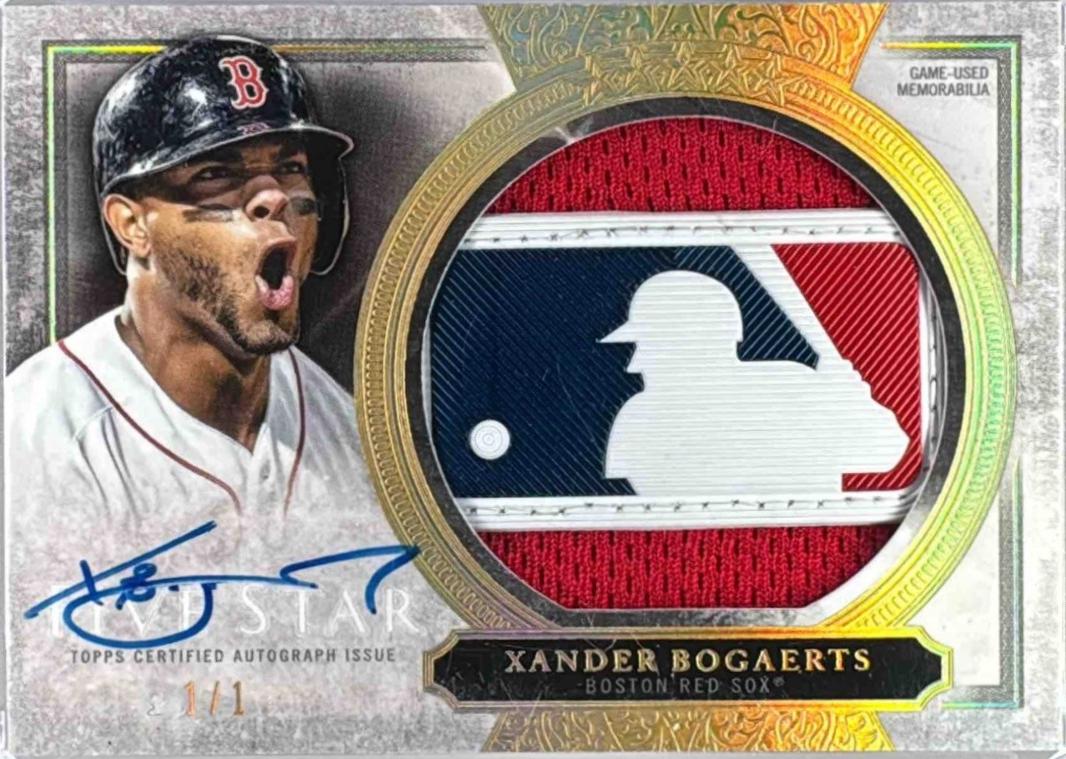 Xander Bogaerts [MLB Silhouetted Batter Logo Patch] #AJP-XBO