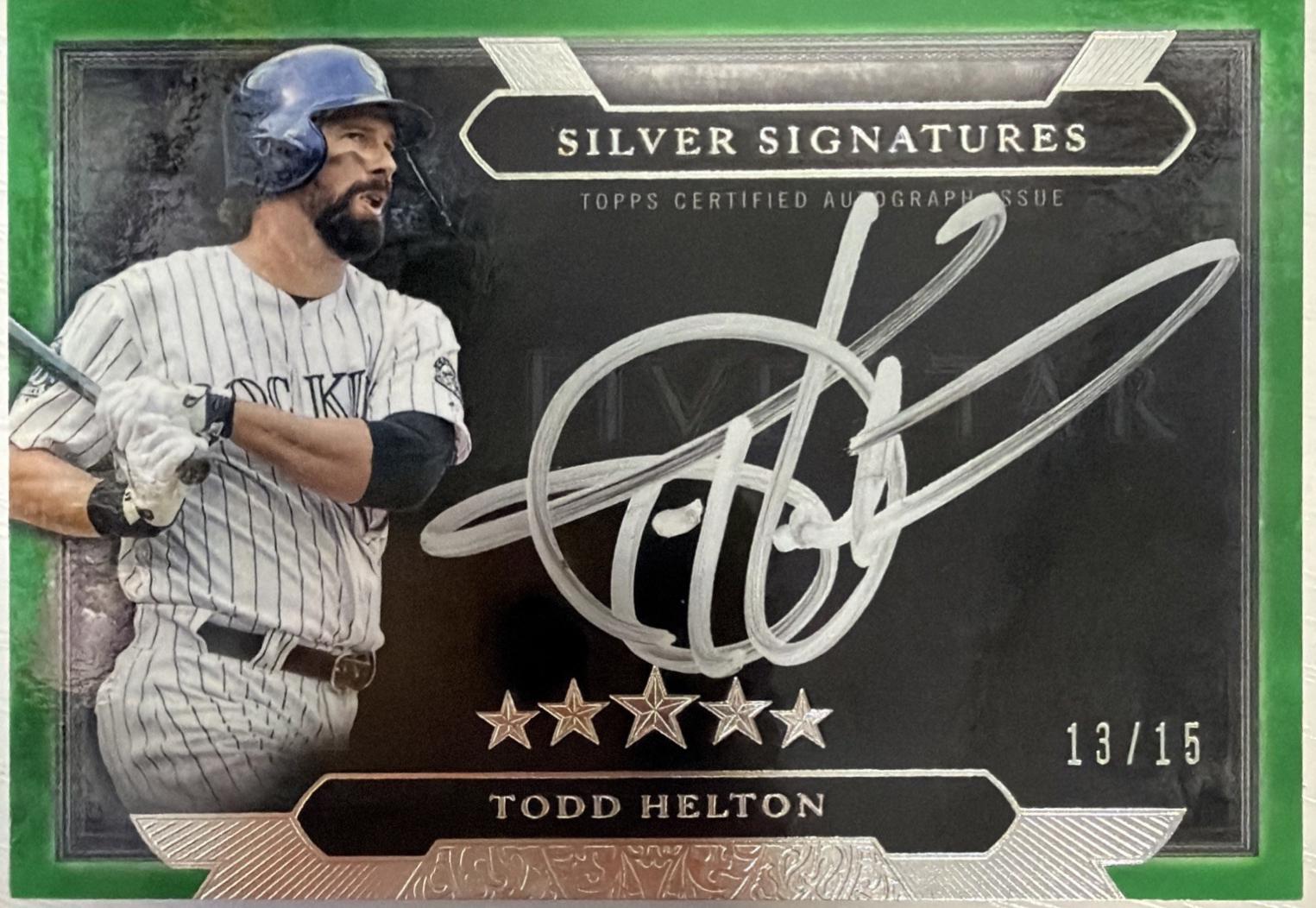 Todd Helton [Green] #SS-THE