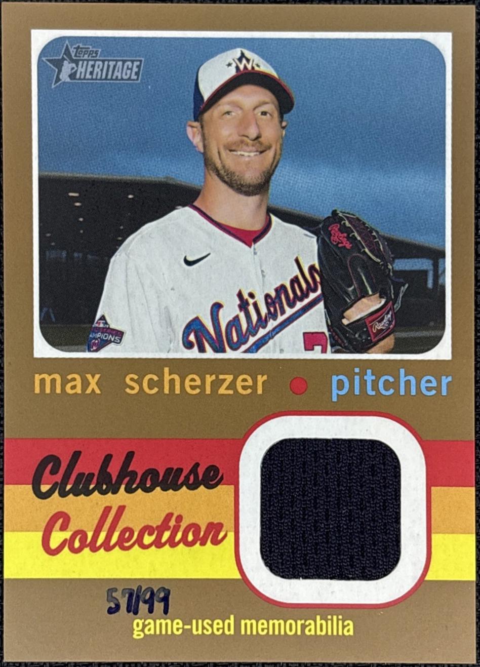Max Scherzer [Gold] #CCR-MS