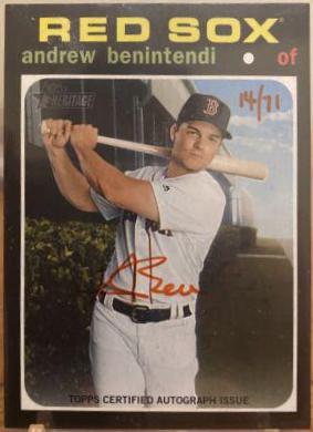 Andrew Benintendi [Red Ink] #ROA-AB