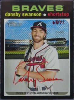 Dansby Swanson [Red Ink] #ROA-DSW