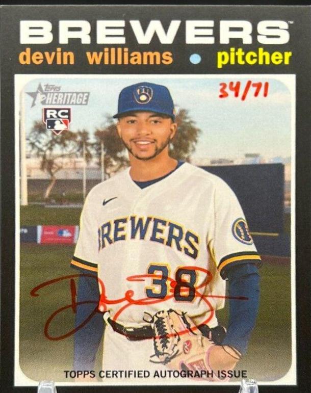 Devin Williams [Red Ink] #ROA-DW
