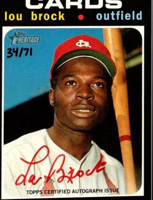 Lou Brock [Red Ink] #ROA-LB