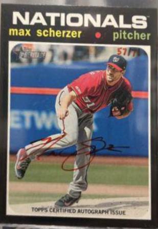 Max Scherzer [Red Ink] #ROA-MS