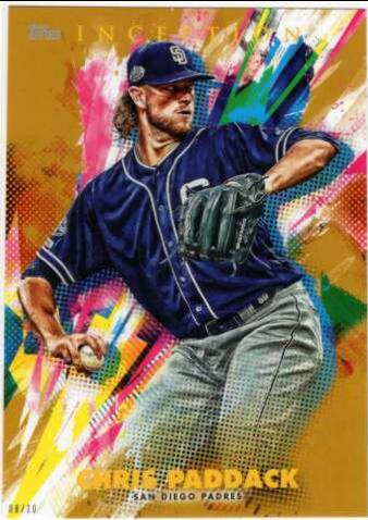 Chris Paddack [5X7 Gold] #91